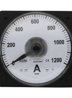 KDSI供应指针式广角度电流表头LS-110DC75mV1200A圆形直流电表