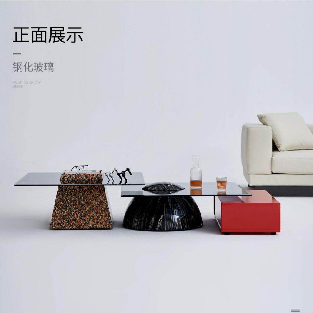 设计师组合软装搭配客厅茶几摆件创意边几现代艺术高级北欧简约