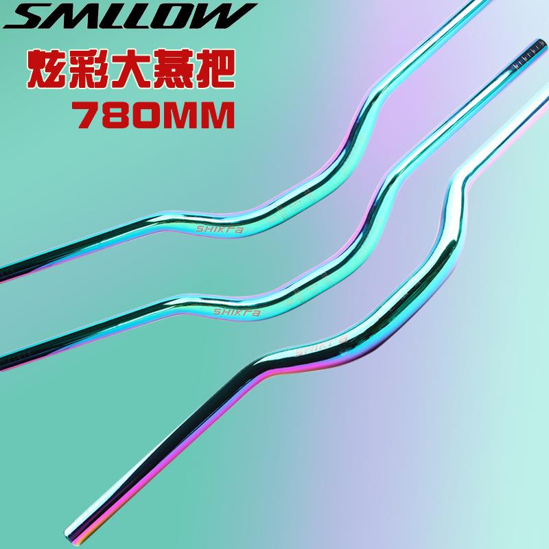 SMLLOW山地车大燕把31.8*780MM自行车大角度增高把横街车加长车把