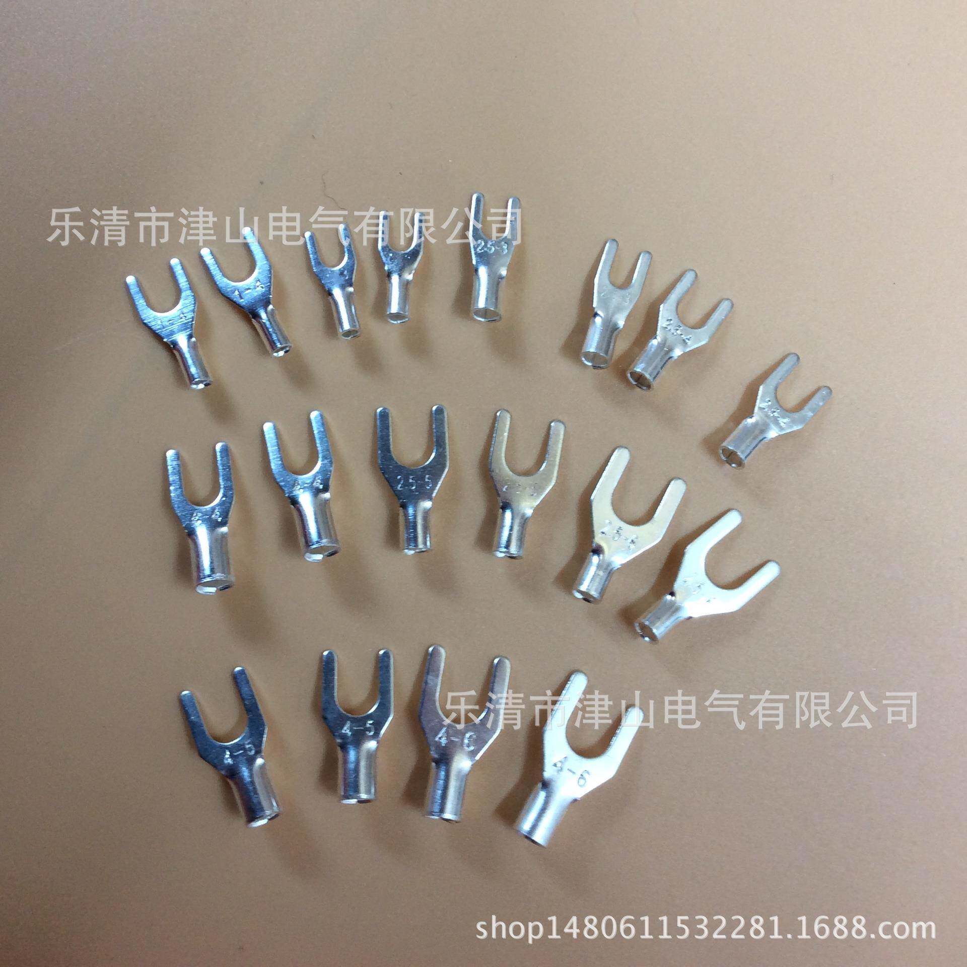UT10-8叉型线耳叉形裸端头Y型冷压端子