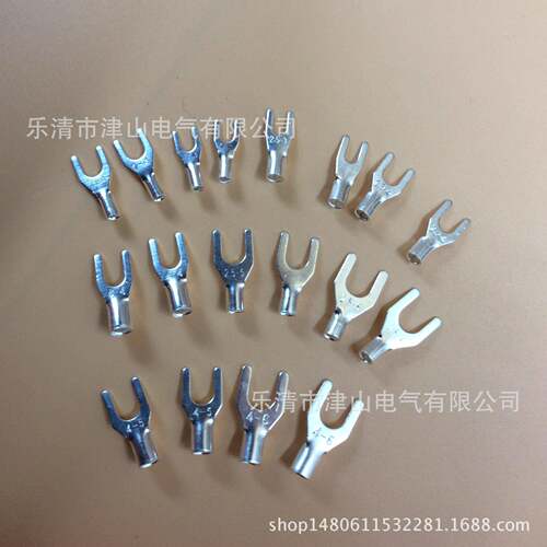 UT10-8叉型线耳叉形裸端头Y型冷压端子