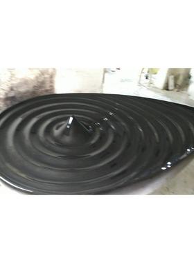 创梯意水滴地玻璃钢水雕塑摆钢件售楼酒店走廊楼落拐角大型玻璃艺