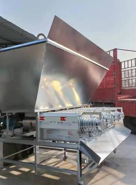 多机组湿牛粪干离机铲车进料养殖XUA粪场固液分离机分猪干湿分离