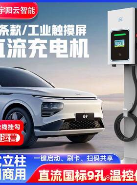 新能源动汽车直流充RYN电桩电家用9柱孔用共享挂式立快速快充380