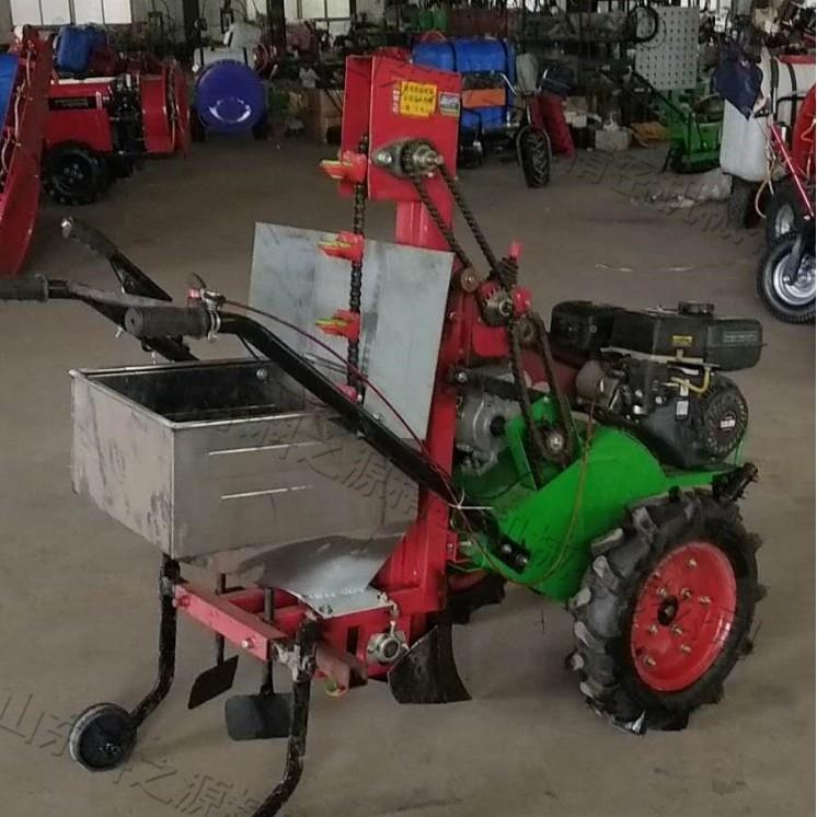 汽油GXT式土手豆种机农业用播撒作业设备播推式马种铃薯类植机