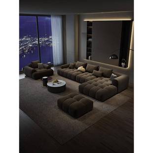 杜菲沙发客厅25新款 2钢琴键猫曼爪布沙发布艺贵0妃位防猫 GET法式