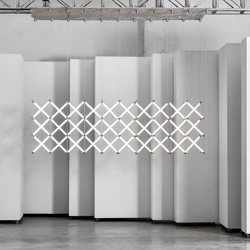 蔡烈马扎灯餐厅部吊灯极简个性组合设计师款展厅超售楼576吧台吧