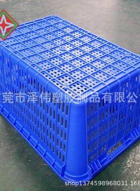 塑料菜筐铁耳周转箩海南运输菜箩镂空塑加胶框水递快厚物料OOB果