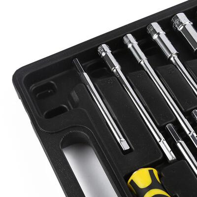 26具PCS旋具套筒转换663组套6件套扳手机工具机械修维修2手动工套