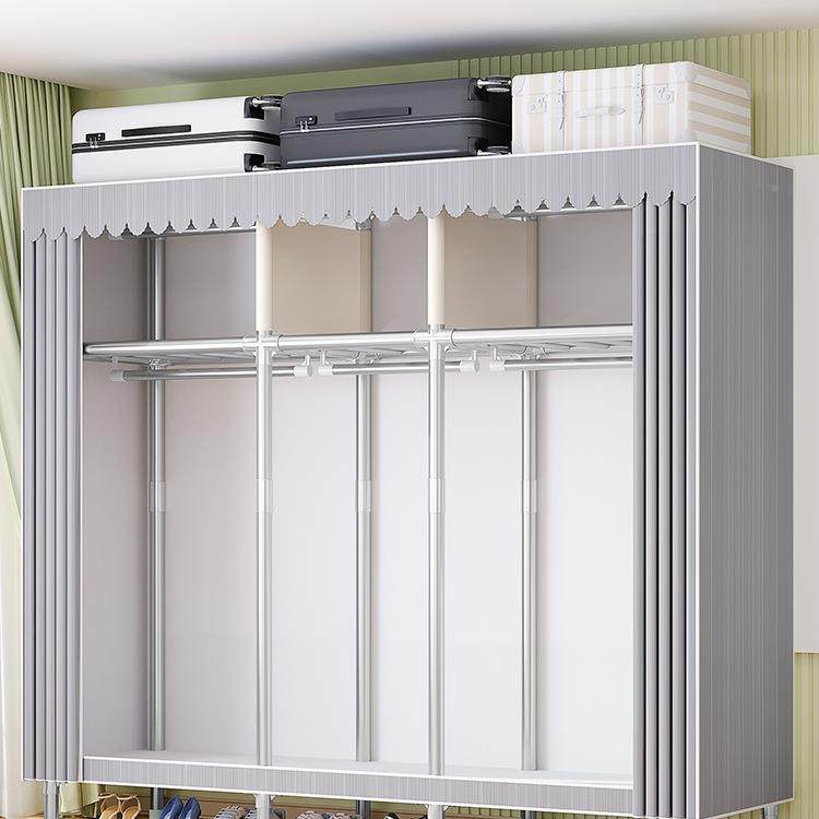 纳简易KWI衣帽架防尘加厚布衣出柜钢管加粗加固全钢架租用收房挂,鲜花速递/花卉仿真/绿植园艺,其它园艺用品,淘宝优惠券,粉丝福利购,淘宝优惠卷