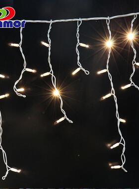 非等长冰灯220VLE0D星灯L灯ED灯串彩灯串2星米12灯JHF常亮灯串闪