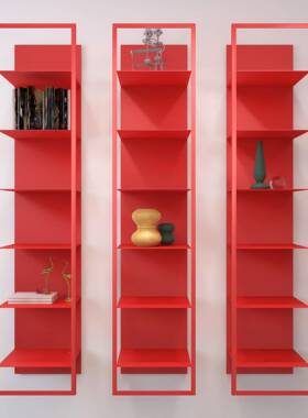 简QKA家客具厅架高端轻奢网红置物意式极简壁挂式展示架装饰如架