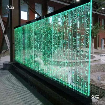 水幕墙流水墙泡水大型亚克力屏风隔断舞玄关鱼气缸客DTT水厅族箱
