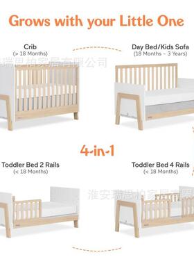 人婴儿床多功能儿QLK拼接床可加长转发换单童沙卧室儿童床