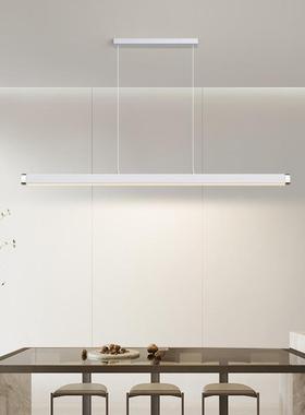 餐厅吊灯现代简约时尚大吧气餐极条简一字厅灯轻奢台饭厅90364长