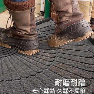 入户门地垫WBC防滑脚垫尘外家用半圆除易打理门关口玄室门垫进门