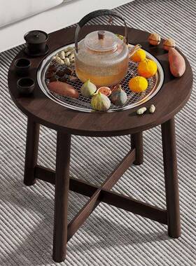 NRO炉煮茶桌子家用室内炭烤肉茶户外露营几网红阳台围火炉烤套装