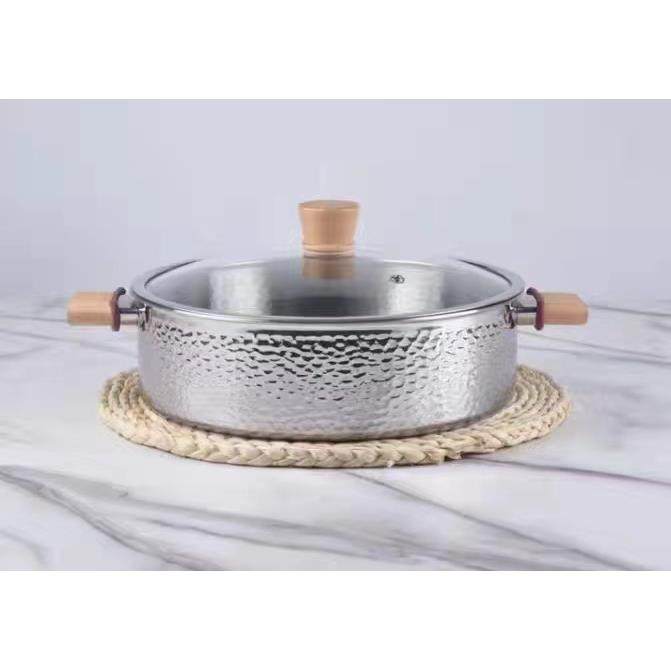 304三层钢火锅不锈钢锤点家用商用火锅电磁炉明火通用大容量火锅,纺织面料/辅料/配套,纺织机械配件,淘宝优惠券,粉丝福利购,淘宝优惠卷