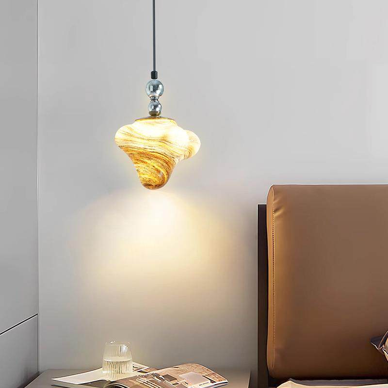 升降调节海星小吊灯创意装饰卧室床头书房灯简约个性餐厅吧台灯具