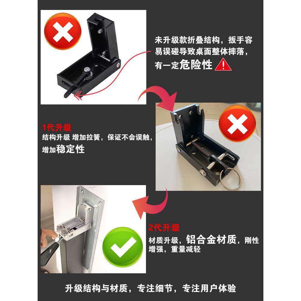 实木电脑床边桌可折叠升降移动懒人书桌沙发床上小桌子床前学习桌