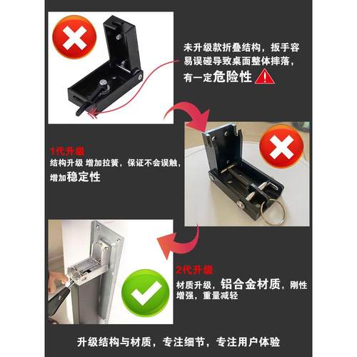 实木电脑床边桌可折叠升降移动懒人书桌沙发床上小桌子床前学习桌