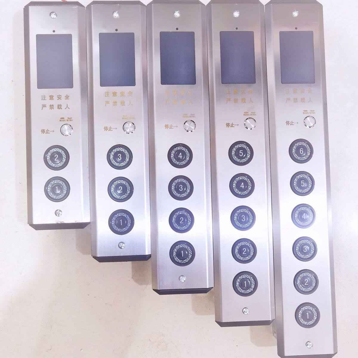 货梯不锈钢外呼盒电梯面板楼层显示按钮外呼板货梯不锈钢按钮盒