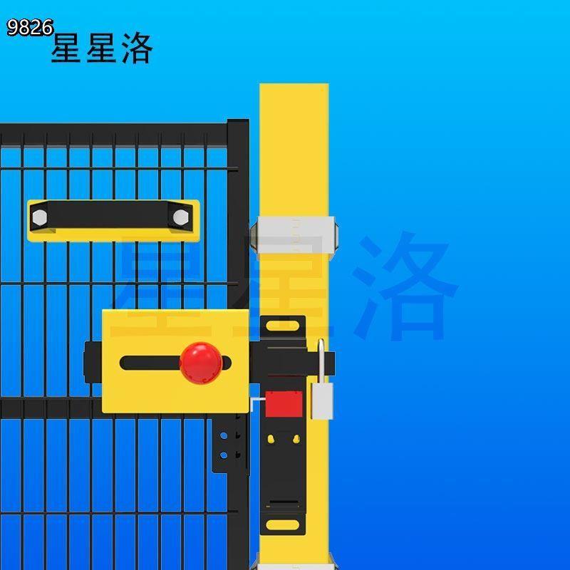 防护栏插销锁围栏安全门