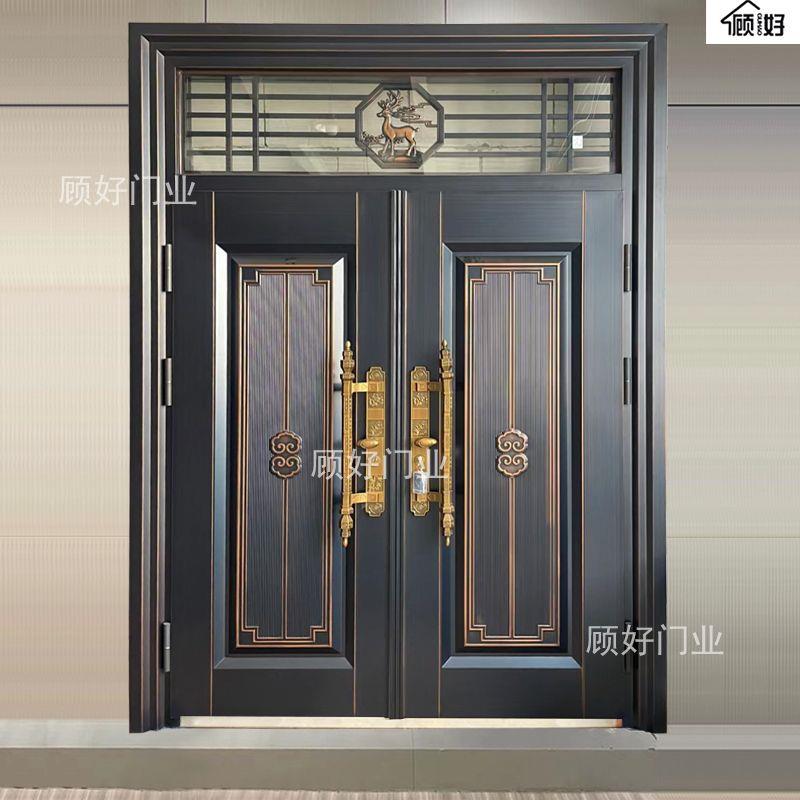 大门双开门锌合金别墅仿