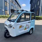 电全封闭三轮车动国标代5611步车可上女电瓶车小型家用新士孩款 接