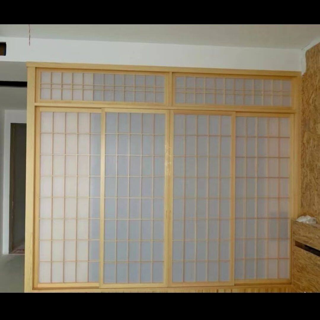 日式同款低价隔断推拉门移门料理店榻榻米隔断门折叠门格子门定制