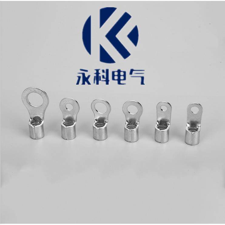 RNB3.5-8 紫铜圆形裸接线端头 冷压接线端子 铜线耳 铜鼻接线片,电子/电工,接线端子,淘宝优惠券,粉丝福利购,淘宝优惠卷