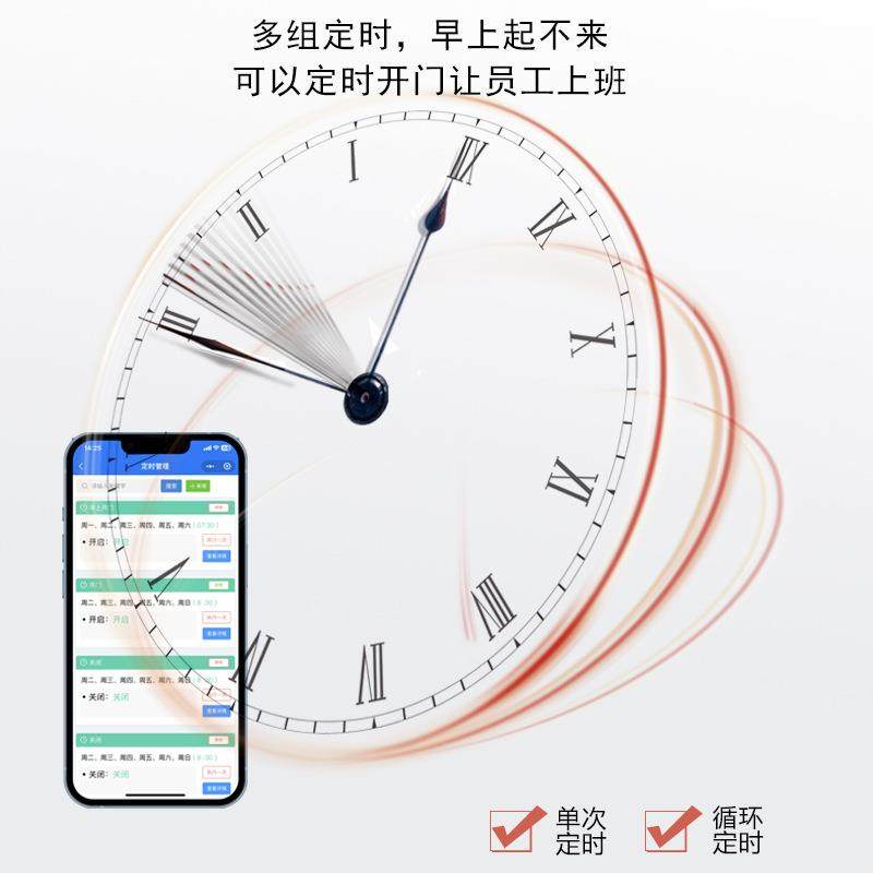 道闸门卷帘门车库门电动门萤科物联手机远程4G智能开关门