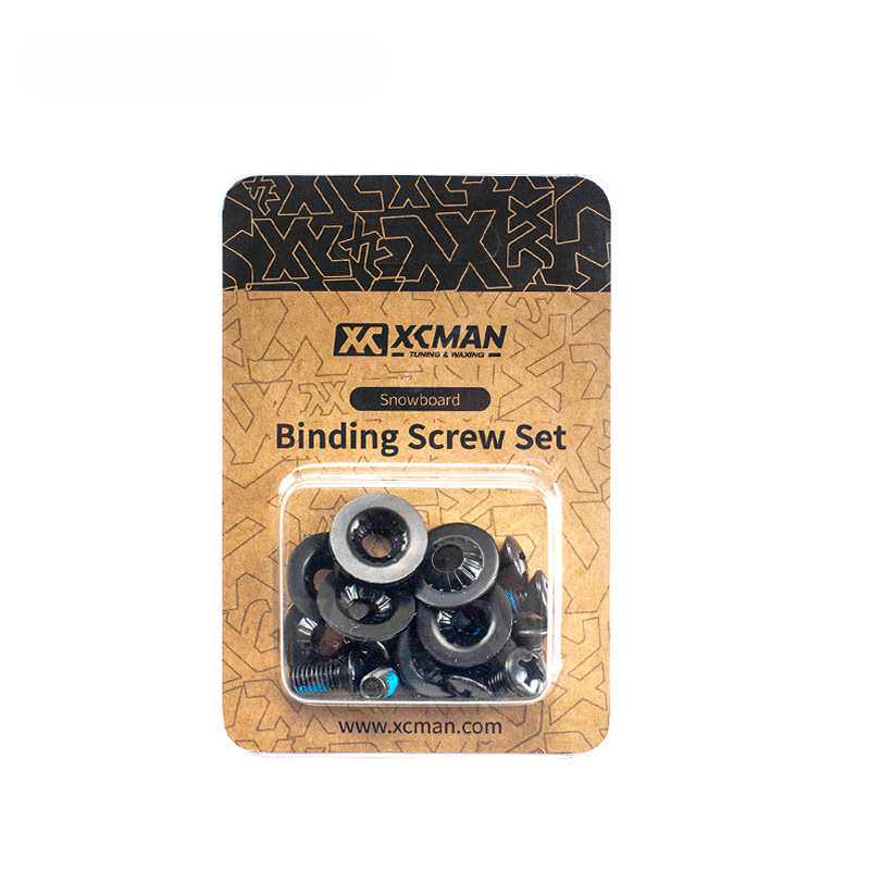 滑雪板固定器固定圆盘螺丝单板双板雪板螺丝通用配件垫片M6