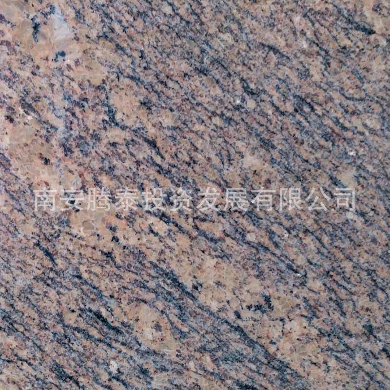 TENTAA巴西加州金麻天然花岗岩园林工程光面地铺石材