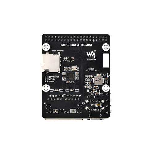 微雪Compute Module 5树莓派CM5双千兆网口 RJ45网口扩展板转接板