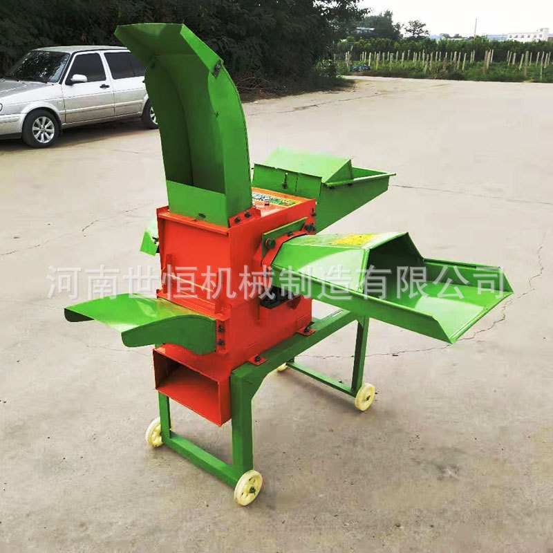 厂家 多功能铡草粉碎揉草机畜牧养殖碎草机干湿两用秸秆揉丝机