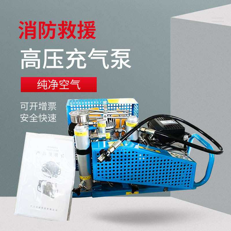 厂家 潜水气瓶高压充气泵打气机空气呼吸器充气泵压缩机30mpa