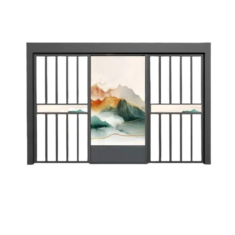 小区门禁电动平移门人行