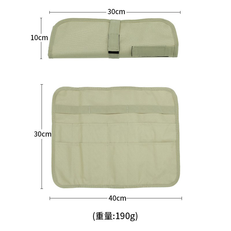 户外野餐餐具收纳包便携式露营烧烤野炊炊具套装厨具收纳挂式袋子