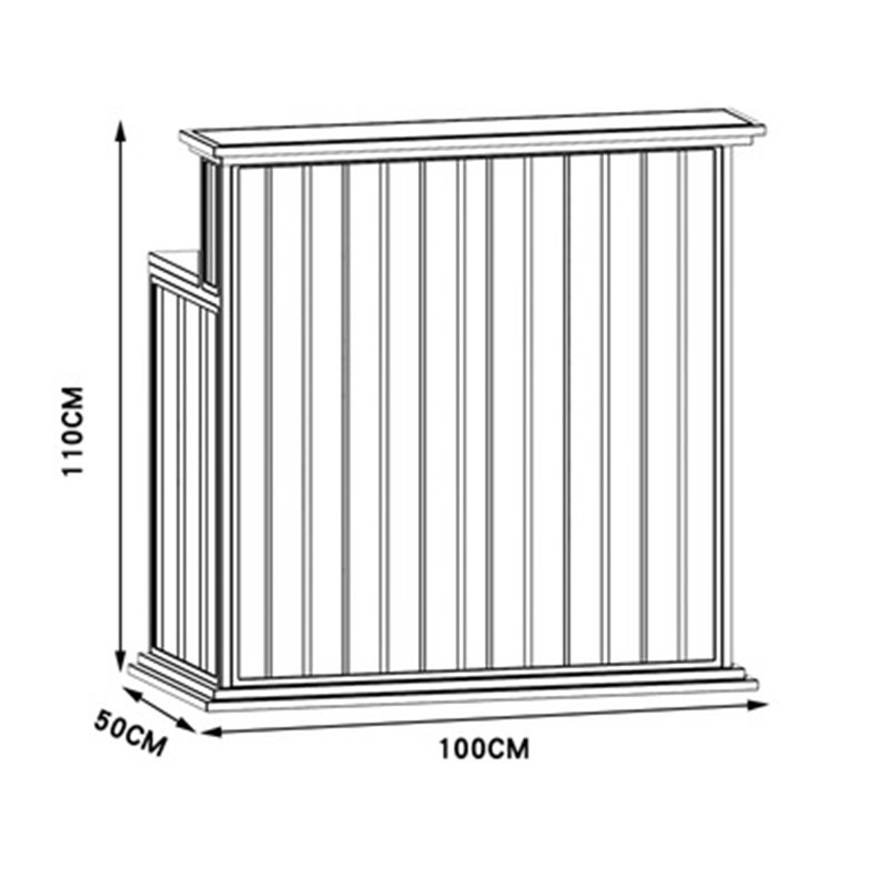 餐厅铁艺收银台店铺小型台球厅桌球馆转角收银柜台工业风酒吧吧台