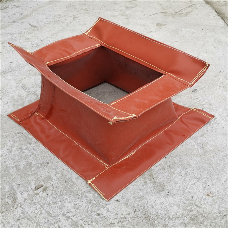 橡胶布软接 排烟风管设备 阻燃防火 风道进出口软连接