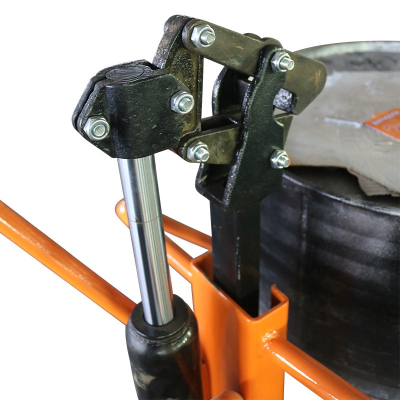 油桶搬运车 350kg圆桶鹰嘴式手动推车手推运输车液压油桶搬运车