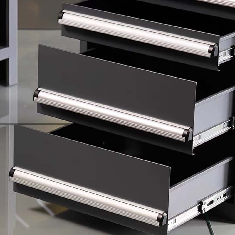 【双久】防静电工作台带灯双面生 产线装维修打包操作台桌子车间