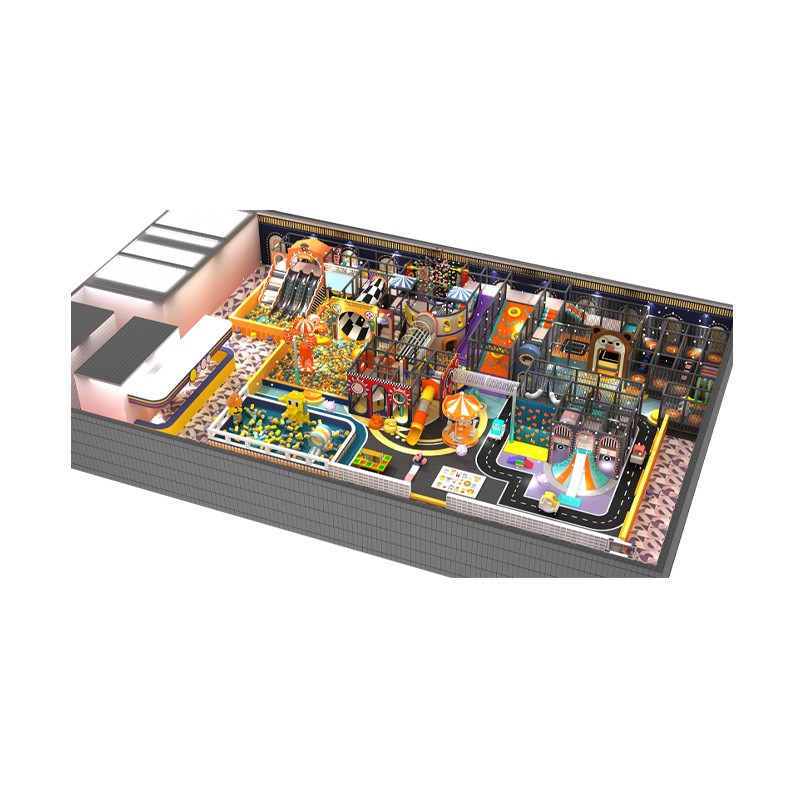 跨境淘气堡儿童乐园设备室内大小型出口海外滑梯游乐场设施厂家