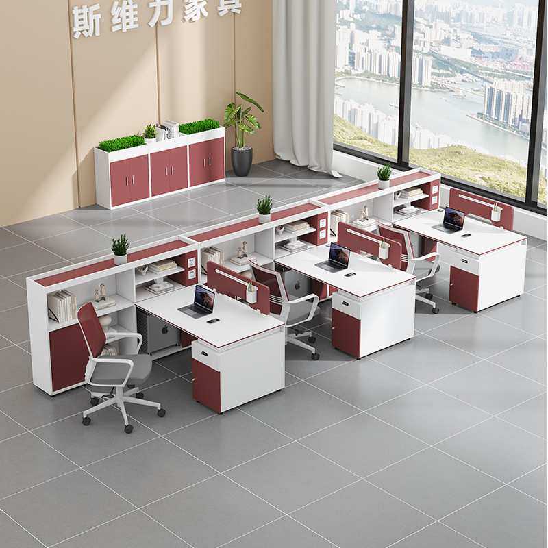 办公家具财务办公桌双人办公室桌椅组合简约现代职员员工位电脑桌,3C数码配件,USB灯,淘宝优惠券,粉丝福利购,淘宝优惠卷