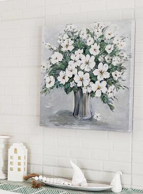 盈浩手工油画画立体艺术画装饰简约玄油画唯美卧室挂画工OLS厂直