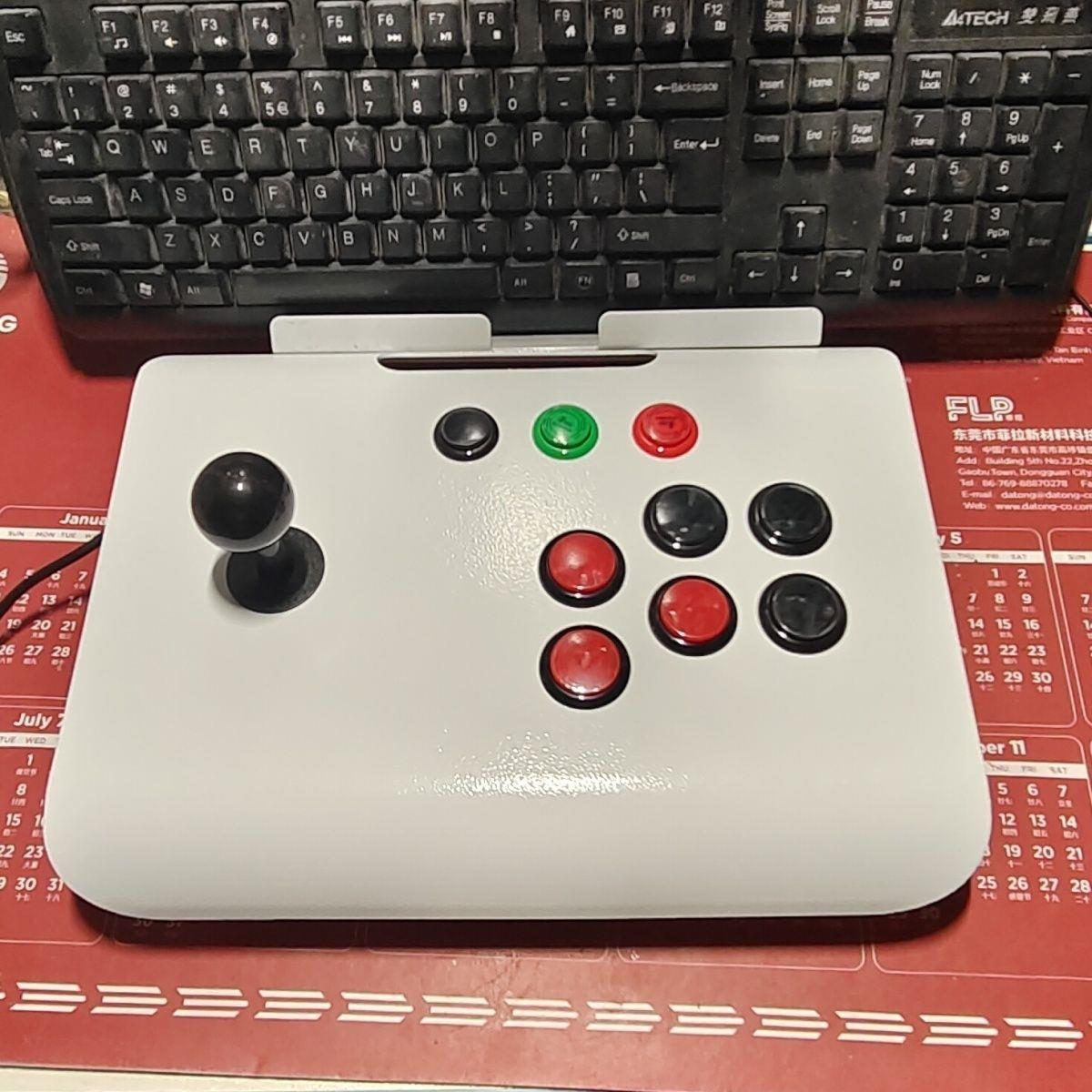 街机游戏控制器单人摇杆支持多系统