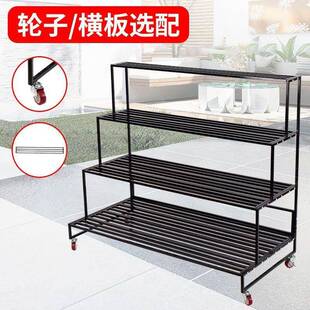 铁阳台花架子落地式多层阶式室防水防锈庭院多肉梯内外艺无品牌/