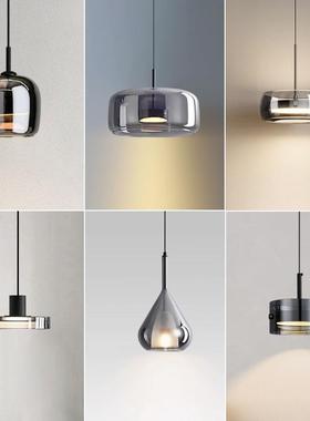 现代约创意轻奢玻璃山小吊灯后室现代餐68826厅灯卧床简头灯中灯