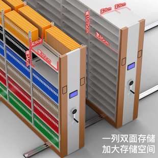 百汇厂家智能密集柜移动档案密集架电动手摇资料财务凭证柜文件柜